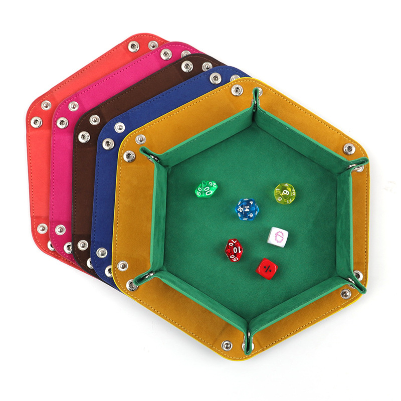 Heavy Equipment Games - Rolling Folding Hexagon Dice Game Storage