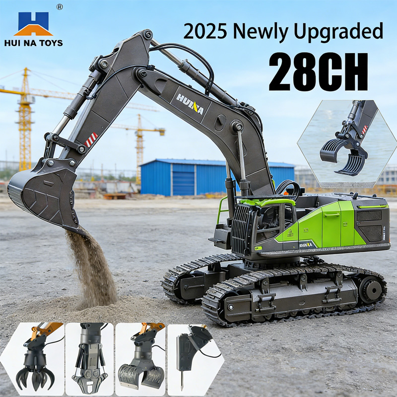 Heavy Equipment Games - 2025 New Huina 1593 Remote Controlled