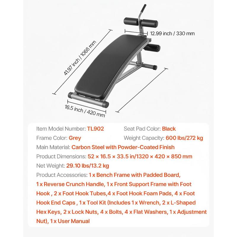 Adjustable Decline Abdominal B - Heavy Equipment Handling avis et prix
