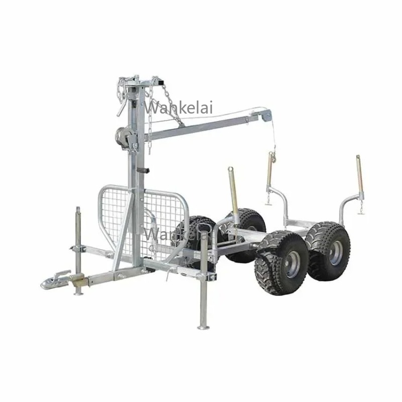 Atv Forestry Trailer Timber Lo - Heavy Equipment Transporter avis et prix