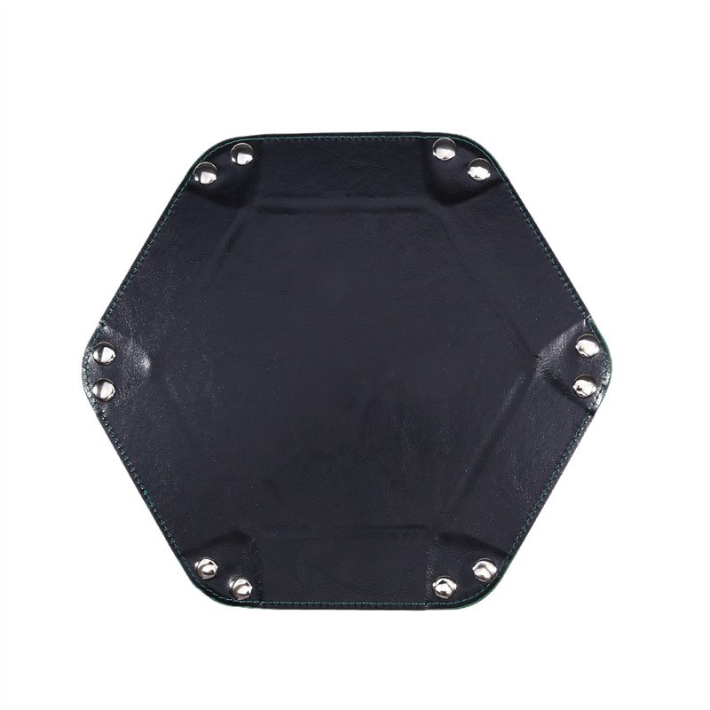 Hexagon Folding Dice Tray PU L - Heavy Equipment Games avis et prix