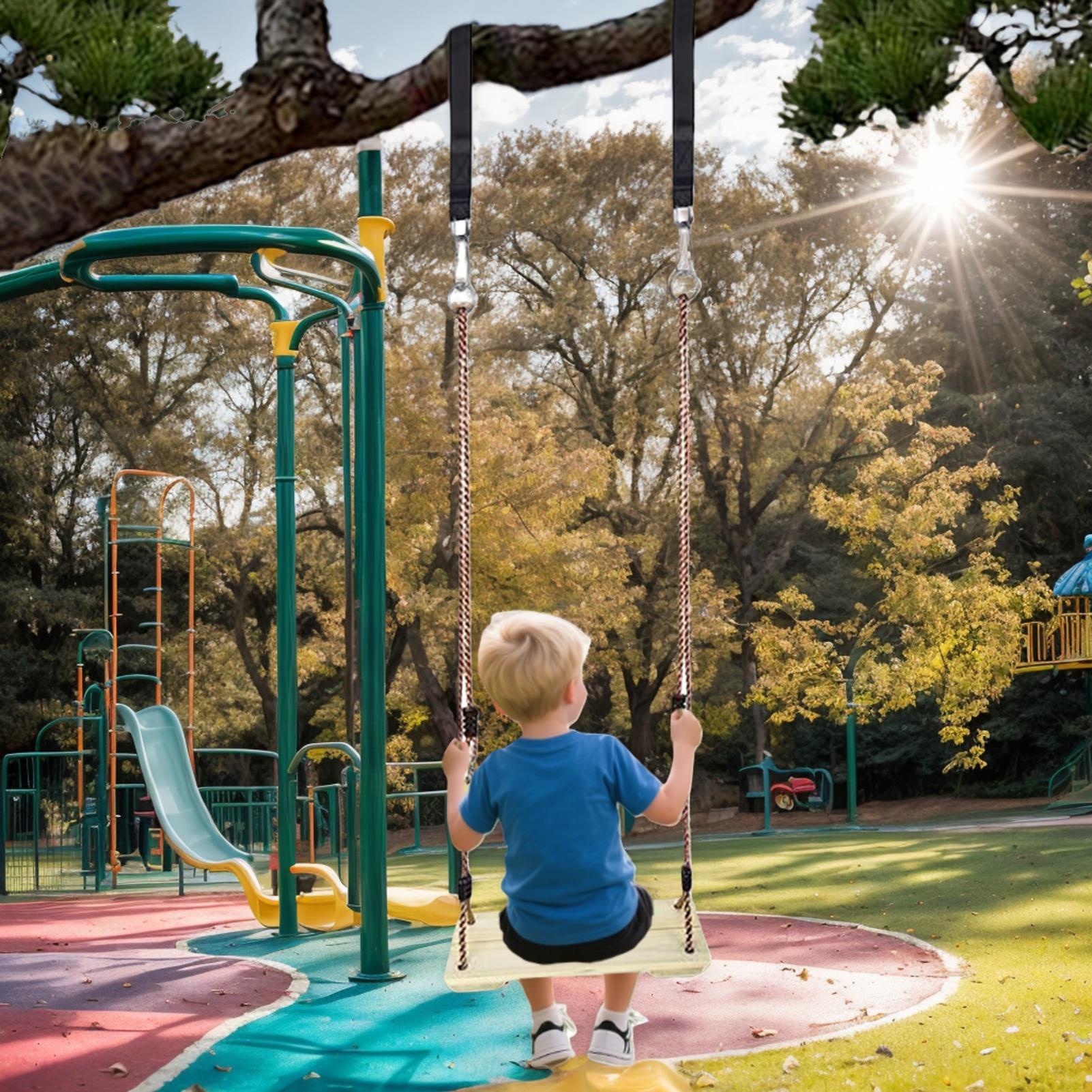 Wood Swing Wooden Tree Swings  - Heavy Equipment Games avis et prix