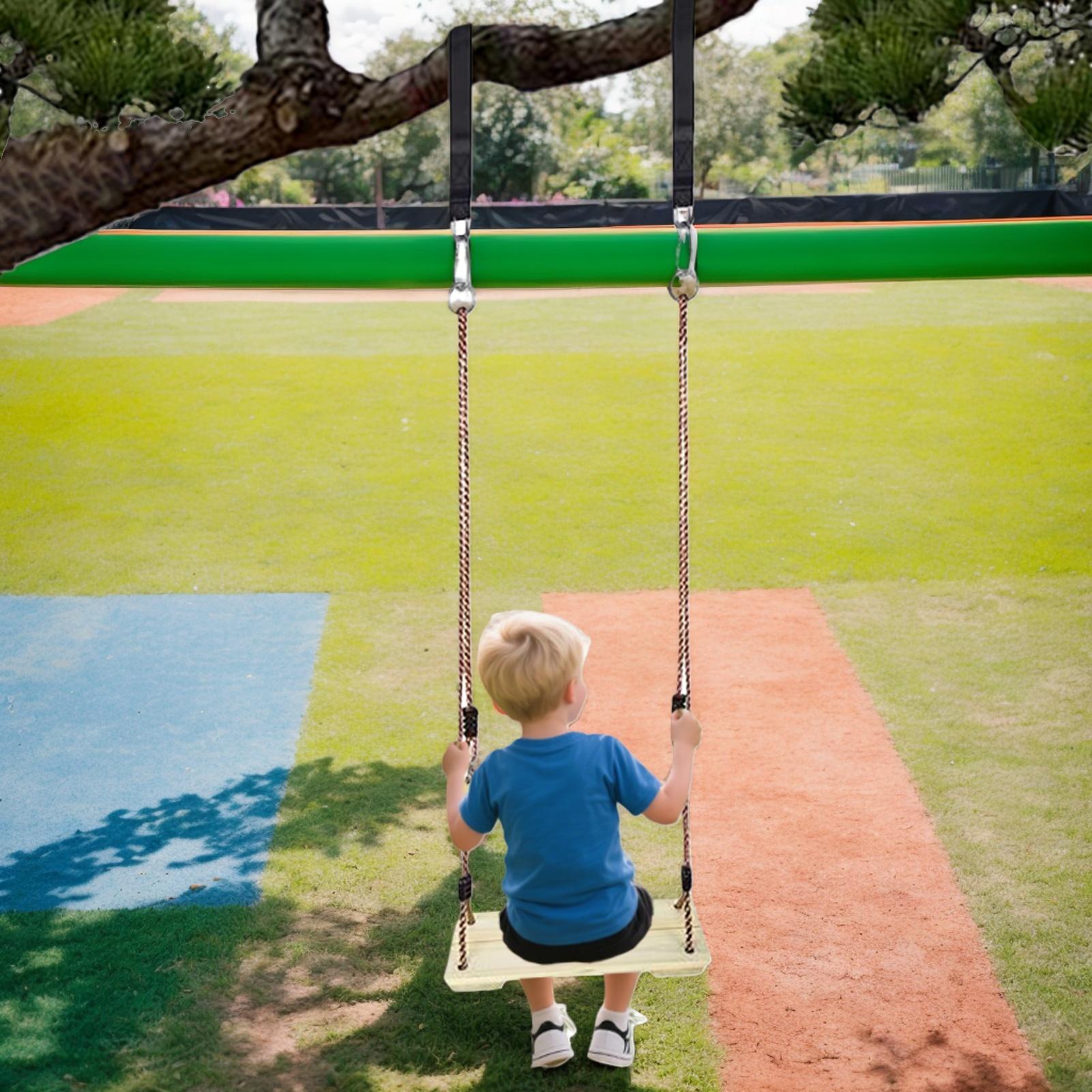 Wood Swing Wooden Tree Swings  - Heavy Equipment Games avis et prix