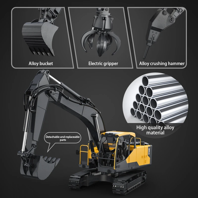 Double E E598 RC Excavator All - Heavy Equipment Games avis et prix