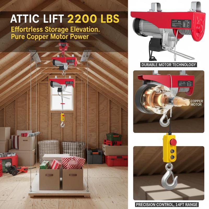 High Capacity Power Winch 2200 - Heavy Equipment Lift avis et prix