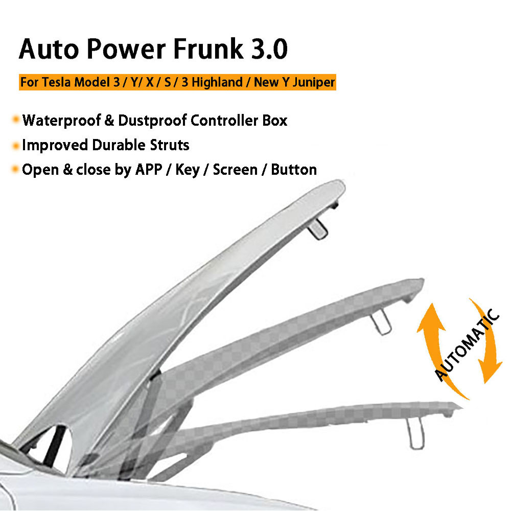 Auto Power Frunk 3.0 for Tesla - Heavy Equipment Lift avis et prix