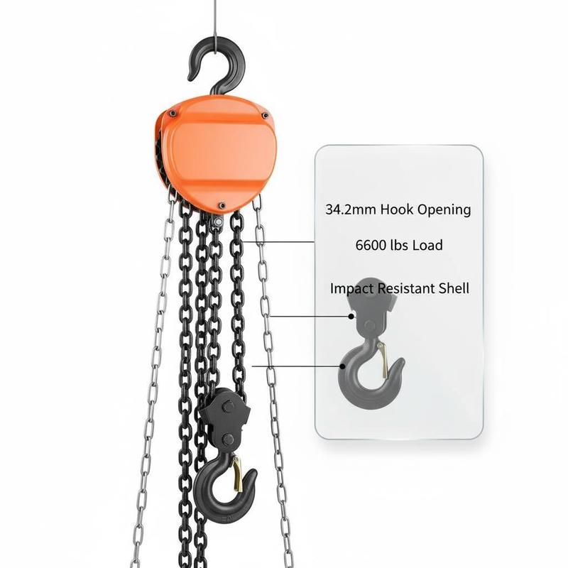 Chain hoist with 3-ton lifting - Heavy Equipment Lift avis et prix