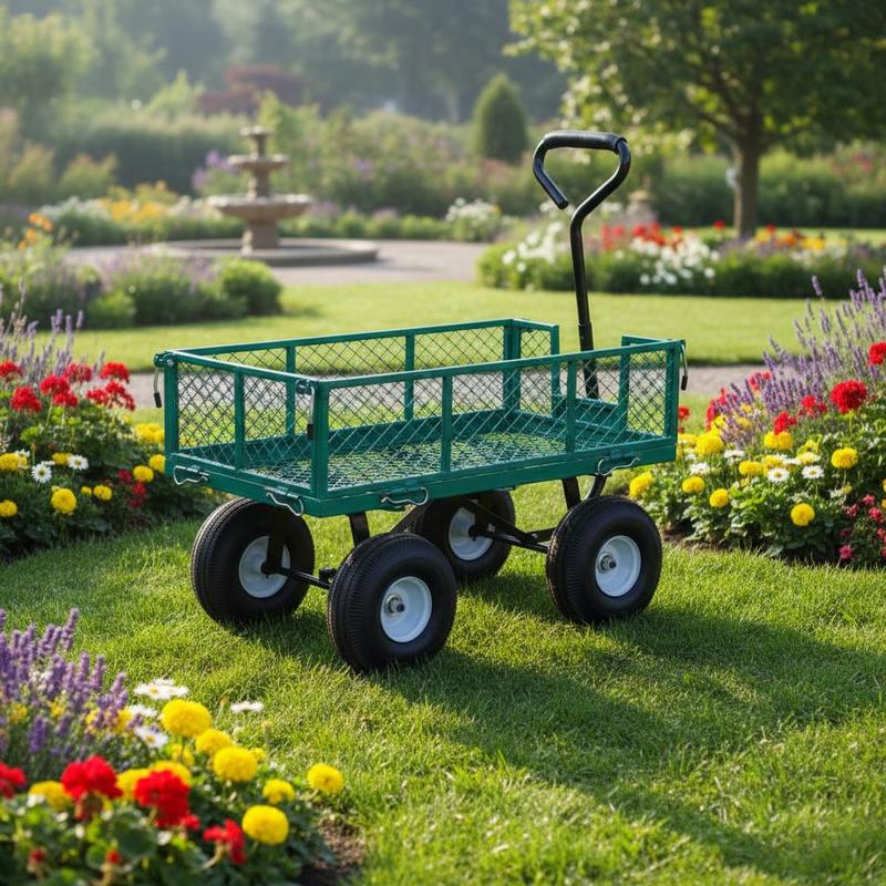 Iron Utility Wagon 34 x 18 Inc - Heavy Equipment Transporter avis et prix