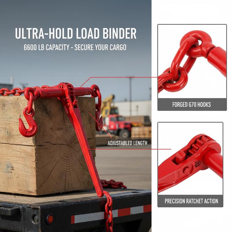 Ratchet Load Binder 5/16-3/8 I - Heavy Equipment Transporter avis et prix